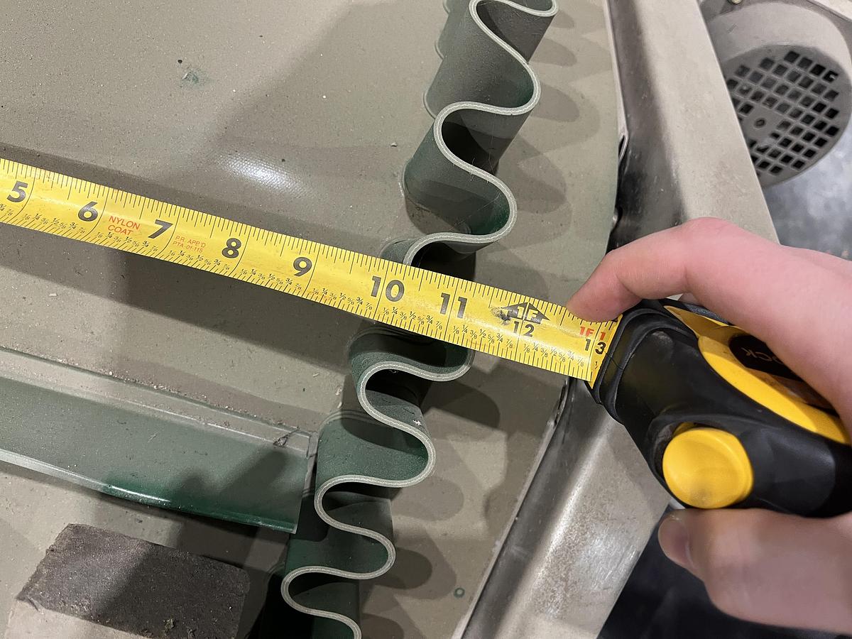 Used Cleated Flat Belt Incline Conveyor