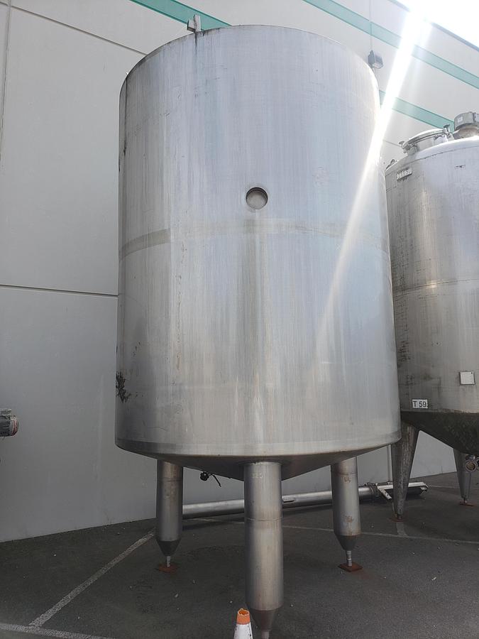 Used 12,000L SS Jacketed Tanks with Agitation