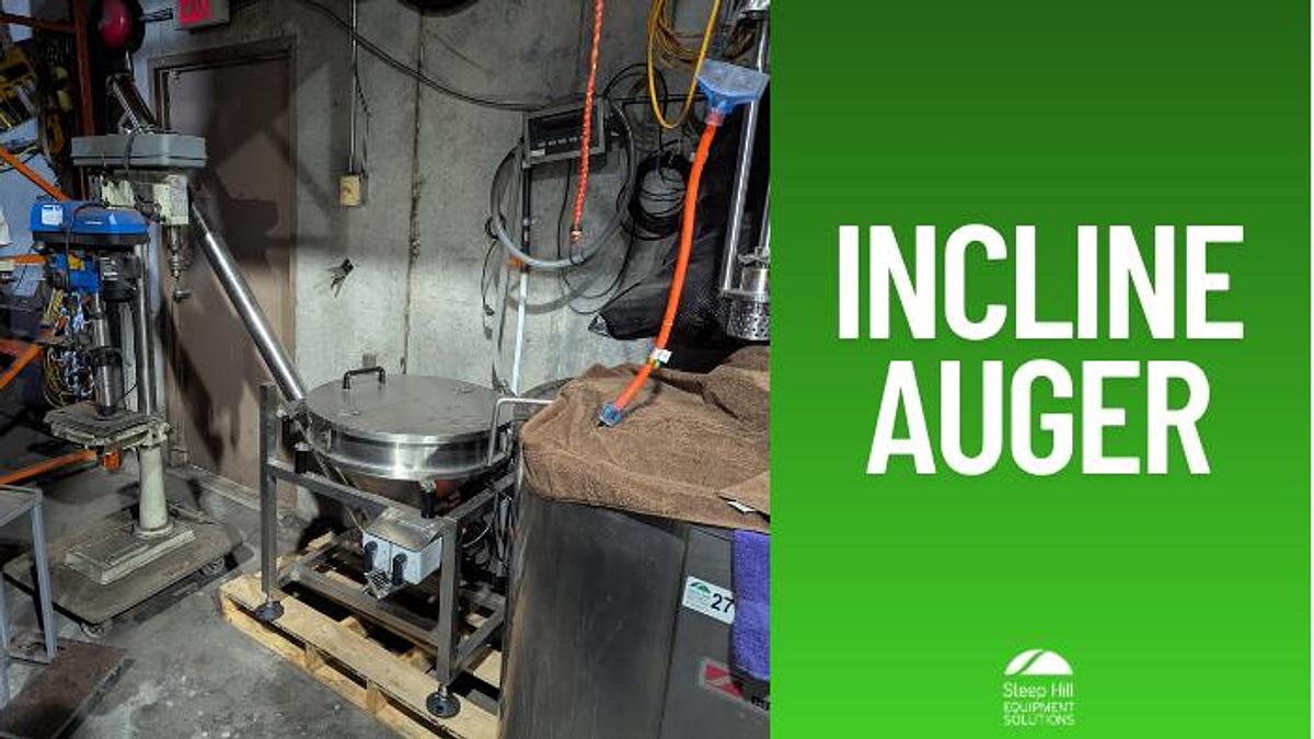 Used Incline Auger with 5ft Drop Height