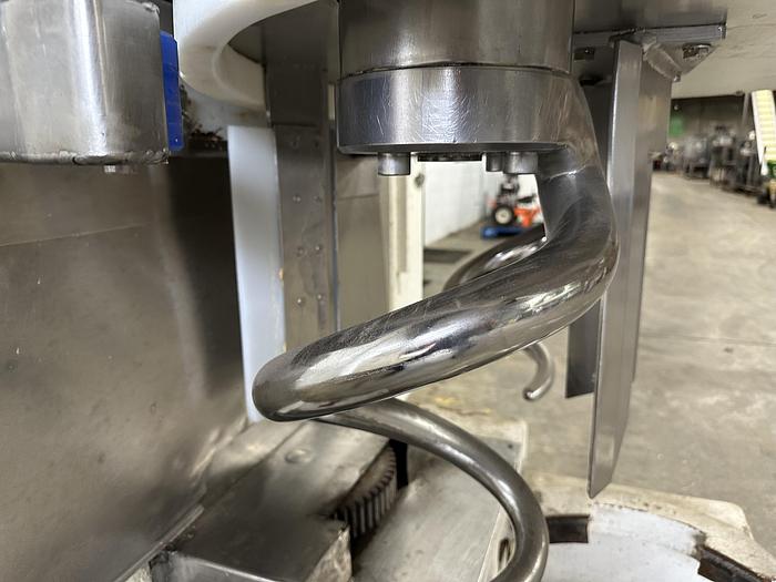 Used VMI SPI400 Double Spiral Mixer With SS Bowl