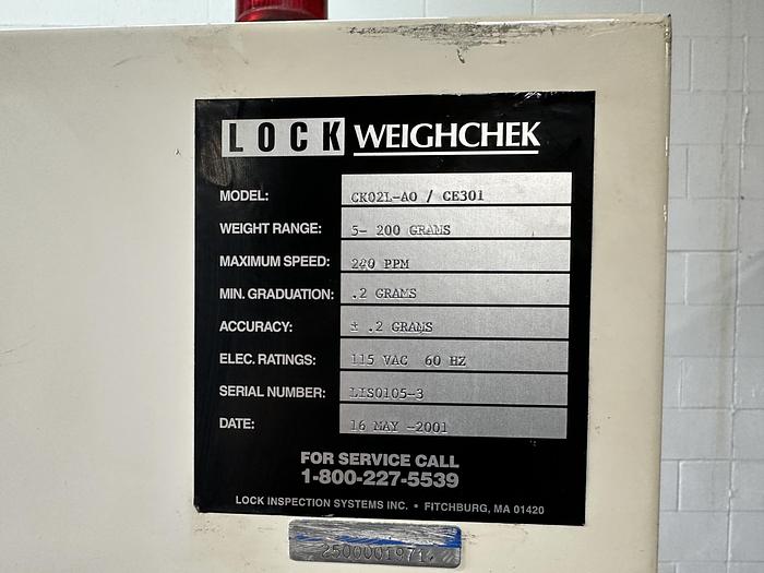 Used Lock Weighchek Checkweigher