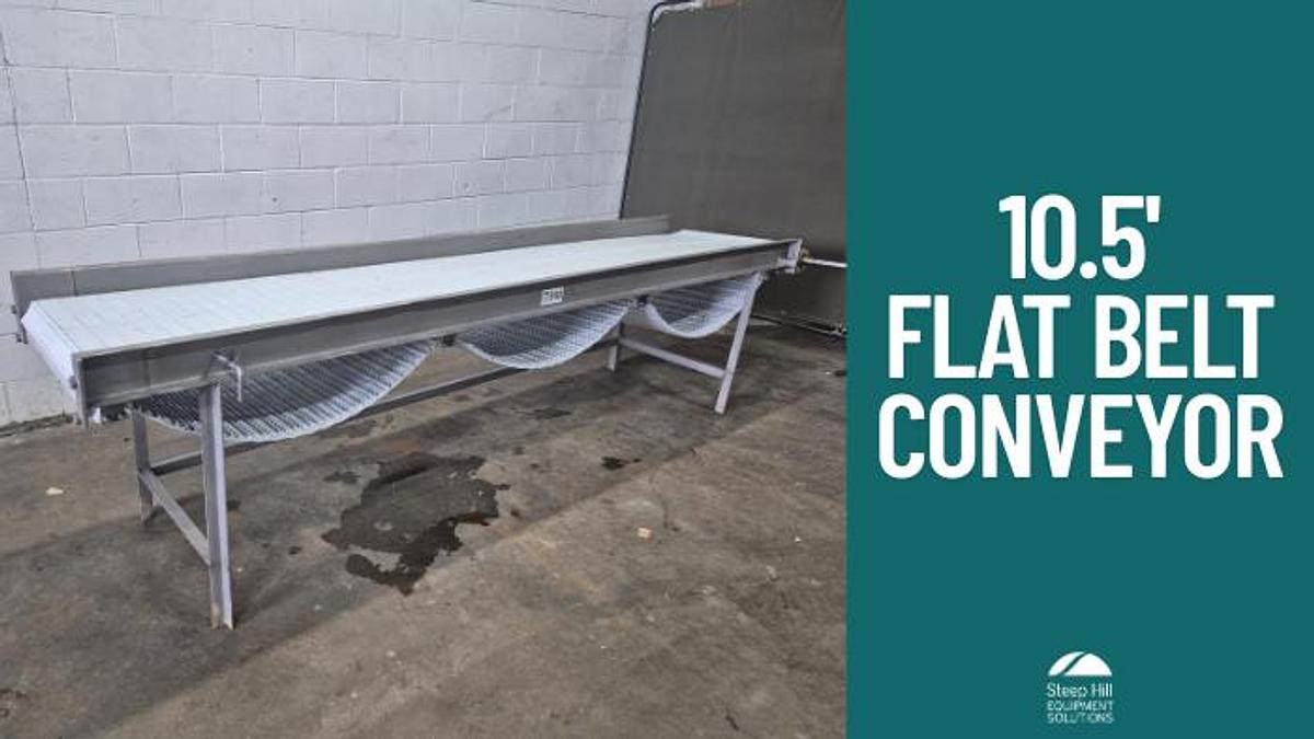 Used 10.5' Flat Belt Conveyor
