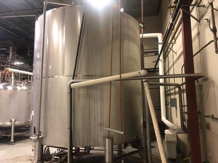 Used 10' Jacketed Cone-Bottom Tank