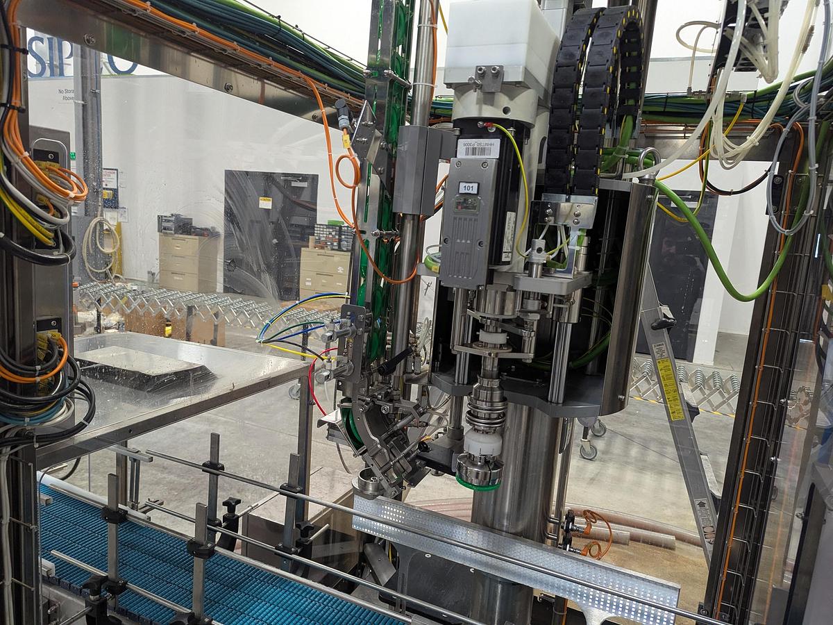 Used Promach 4 Head Pail Filling Line Including Filler, Capper & Date Coder