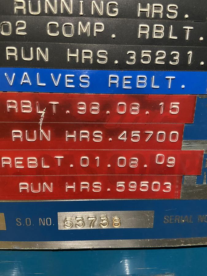 Used Wittman 75HP CO2 Compressor