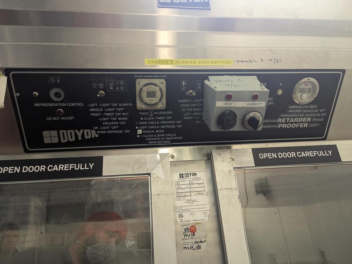 Used Doyon ER236 Commercial Roll-In Retarder Proofer