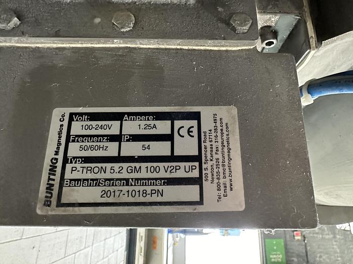 Used Mettler-Toledo Inline Metal Detector