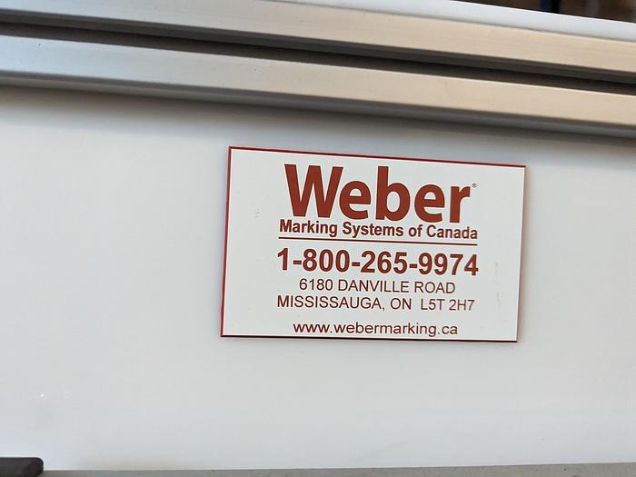 Used Weber 5300 Label Printer Applicator