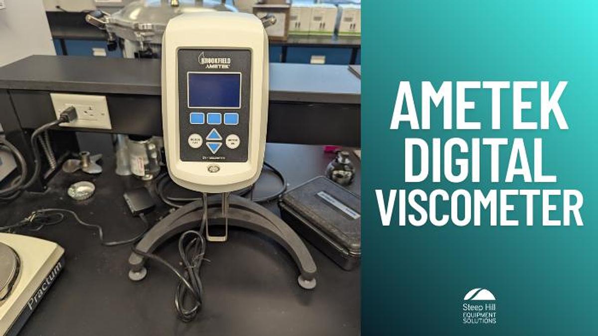 Used AMETEK Brookfield DV1MLVTJ0 Digital Viscometer