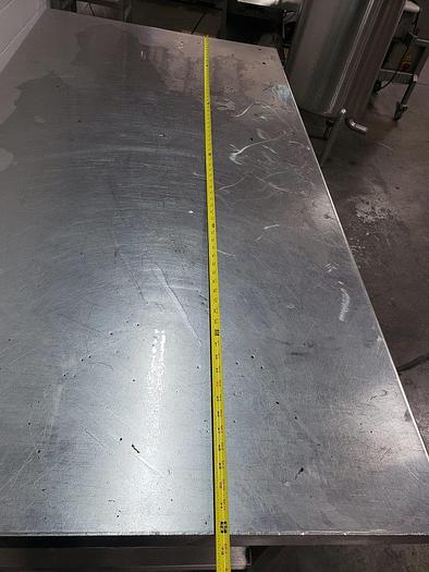 Used 6' x 3' Stainless Steel Table