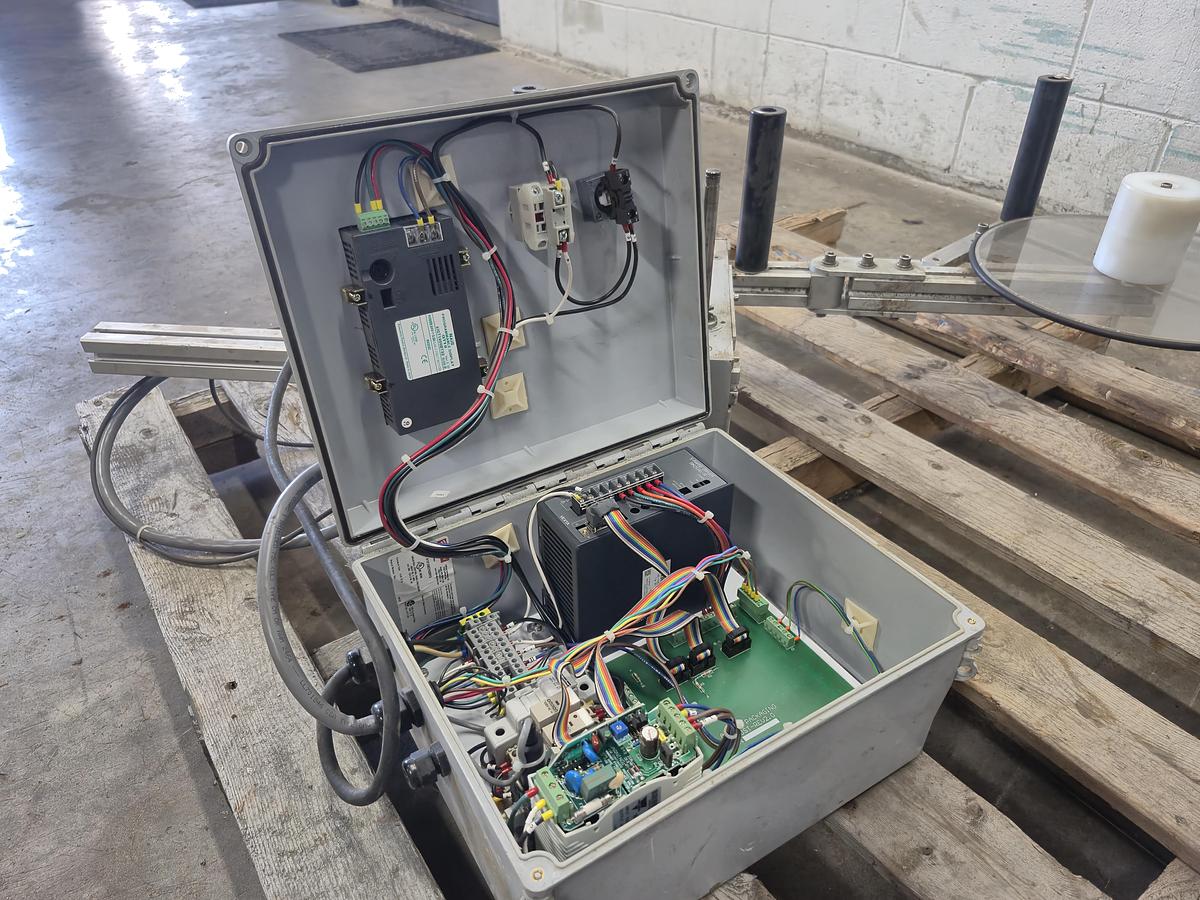 Used Industrial Modular Label Applicator and Control Enclosure