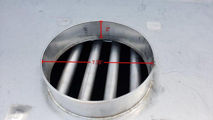 Used Stainless Steel Hopper with Vibratory Feeder on Load Cells