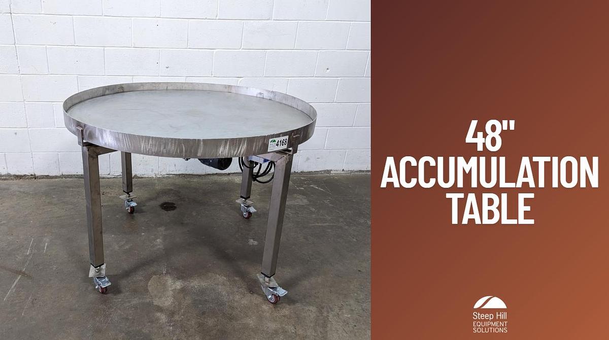 Used 48" Custom Accumulation Table