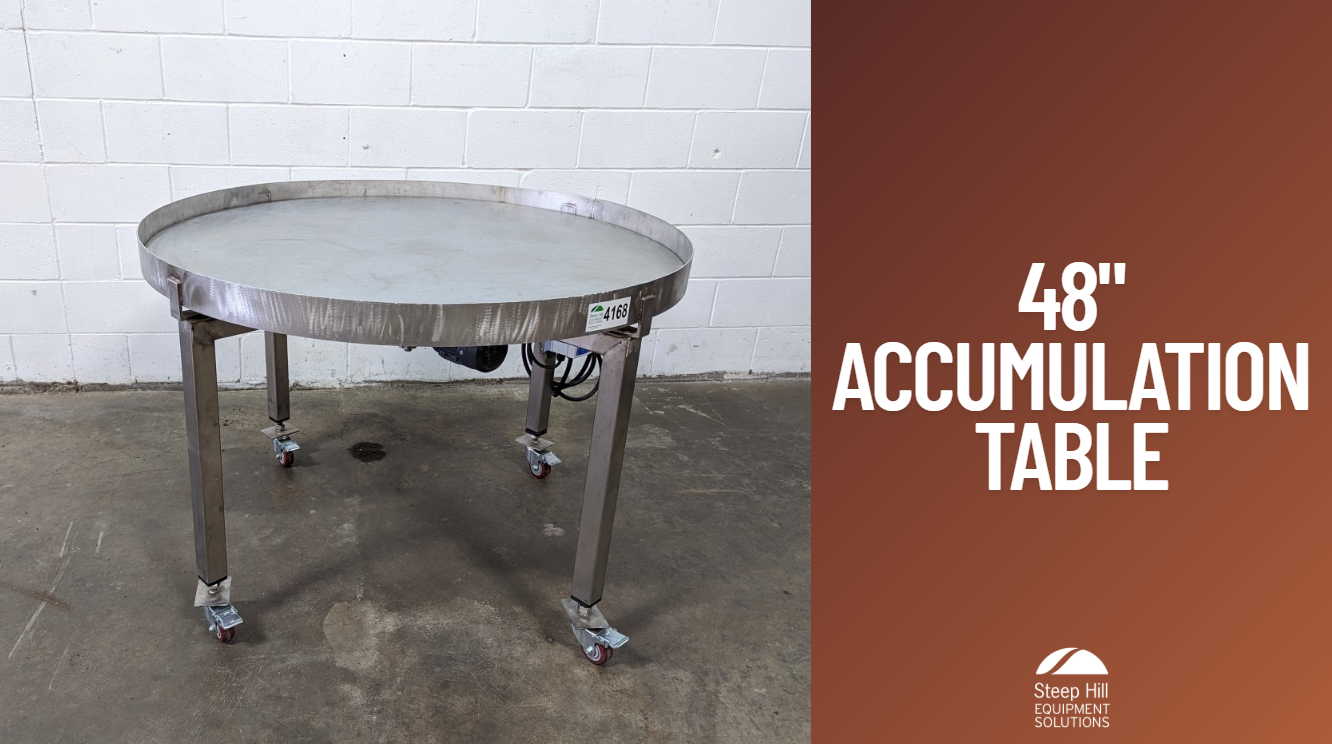 Used 48" Custom Accumulation Table