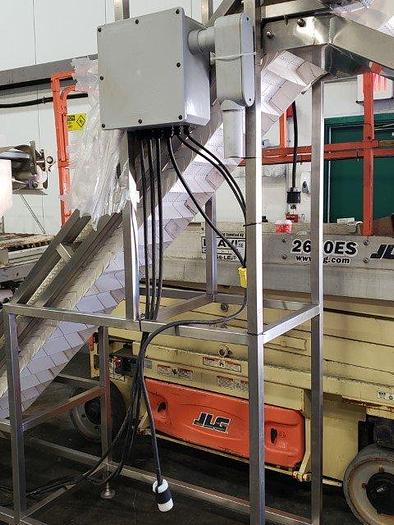 Used 9' High Z-Style Incline Conveyor
