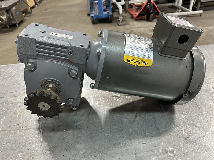 Used 1.5HP Baldor Motor with Canimex Gearbox