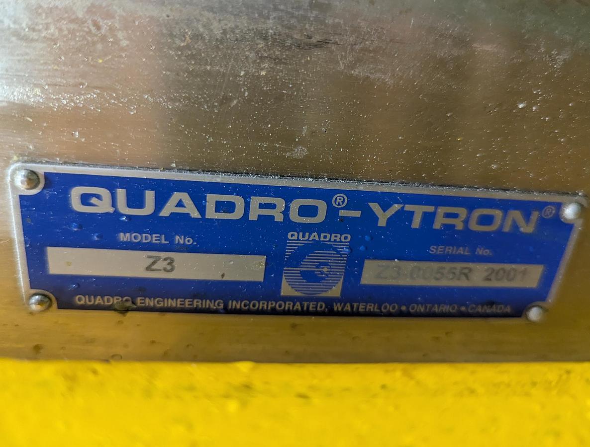 Used Quadro-Ytron Z3 Emulsifier Mill