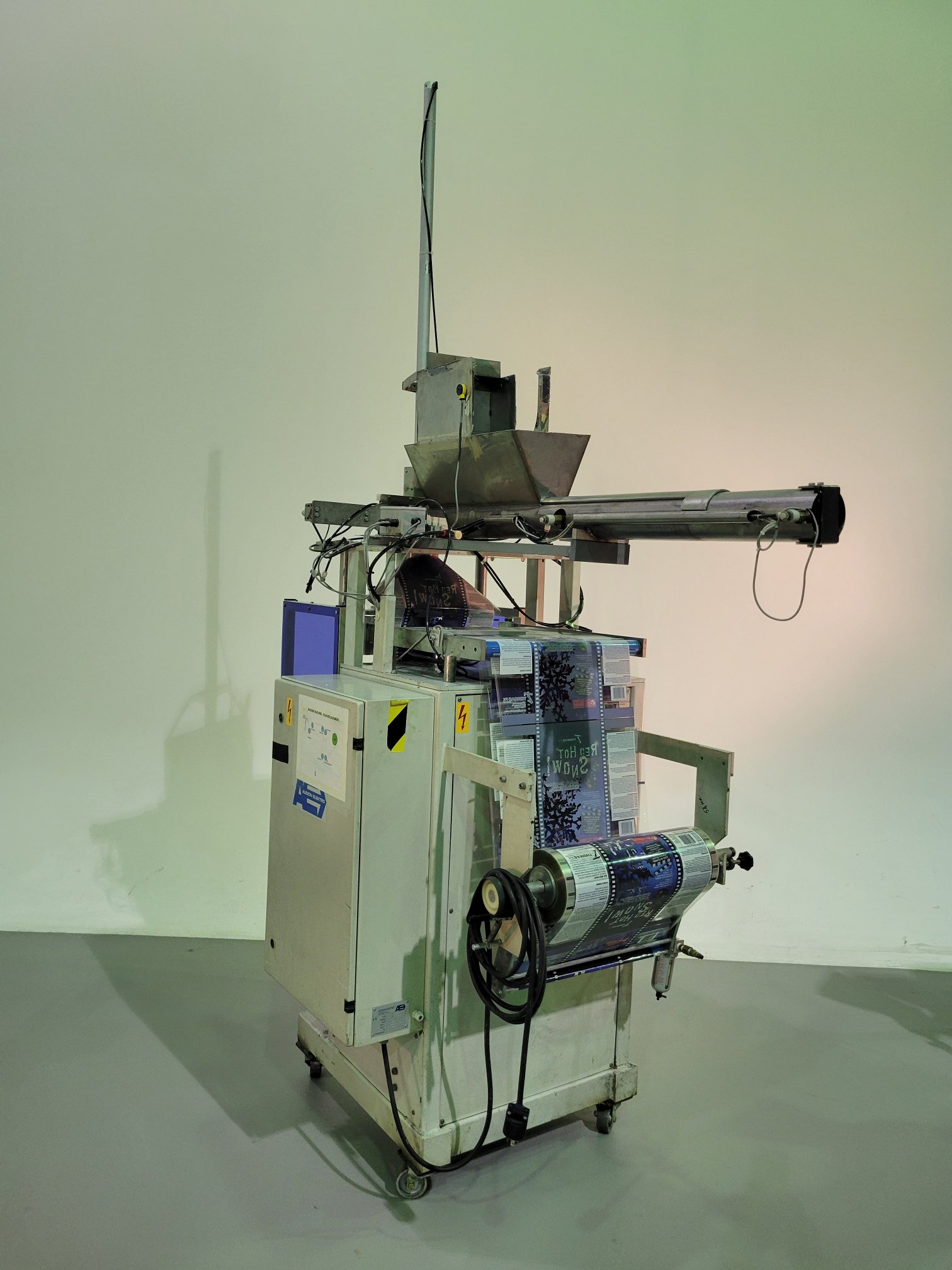 Used 8' Industrial Conveyor with Baldor 12 HP Motor