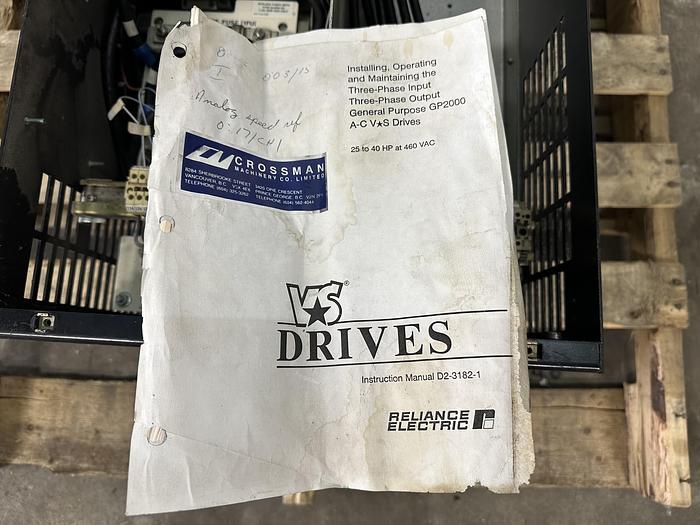 Used Reliance GP2000 30 HP AC Drive