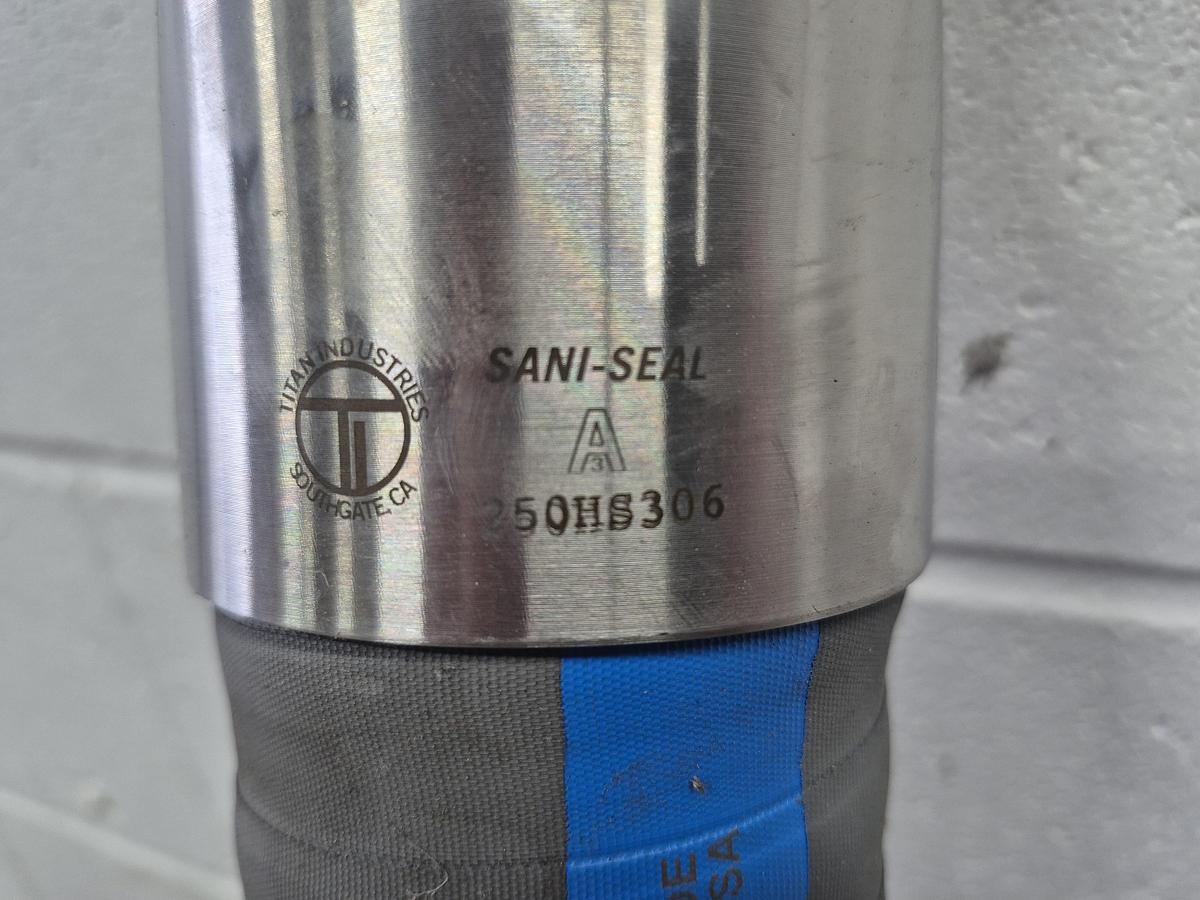 Used Titan Industries SW330 Sanitary Suction & Discharge Hose