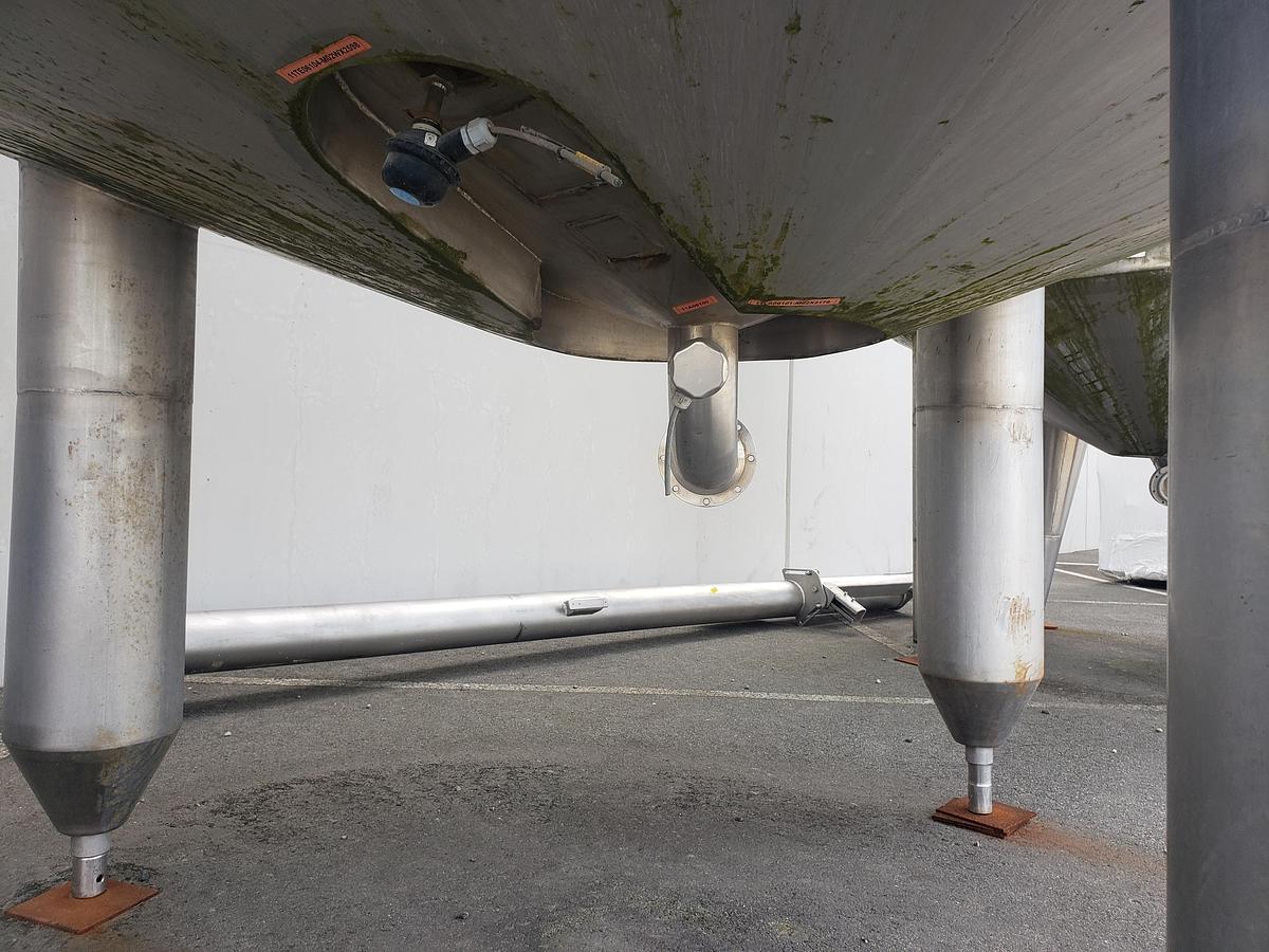 Used 12,000L SS Jacketed Tanks with Agitation