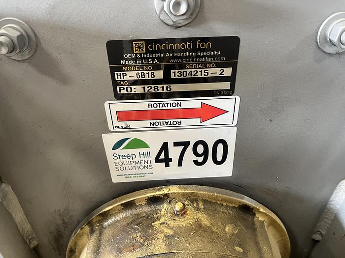 Used Cincinnati Fan Blower
