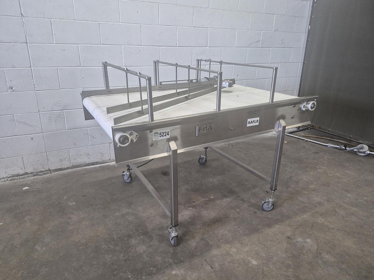 Used FMA 5 ft Flat Belt Conveyor