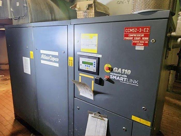 Used Atlas Copco GA110 Air Compressor