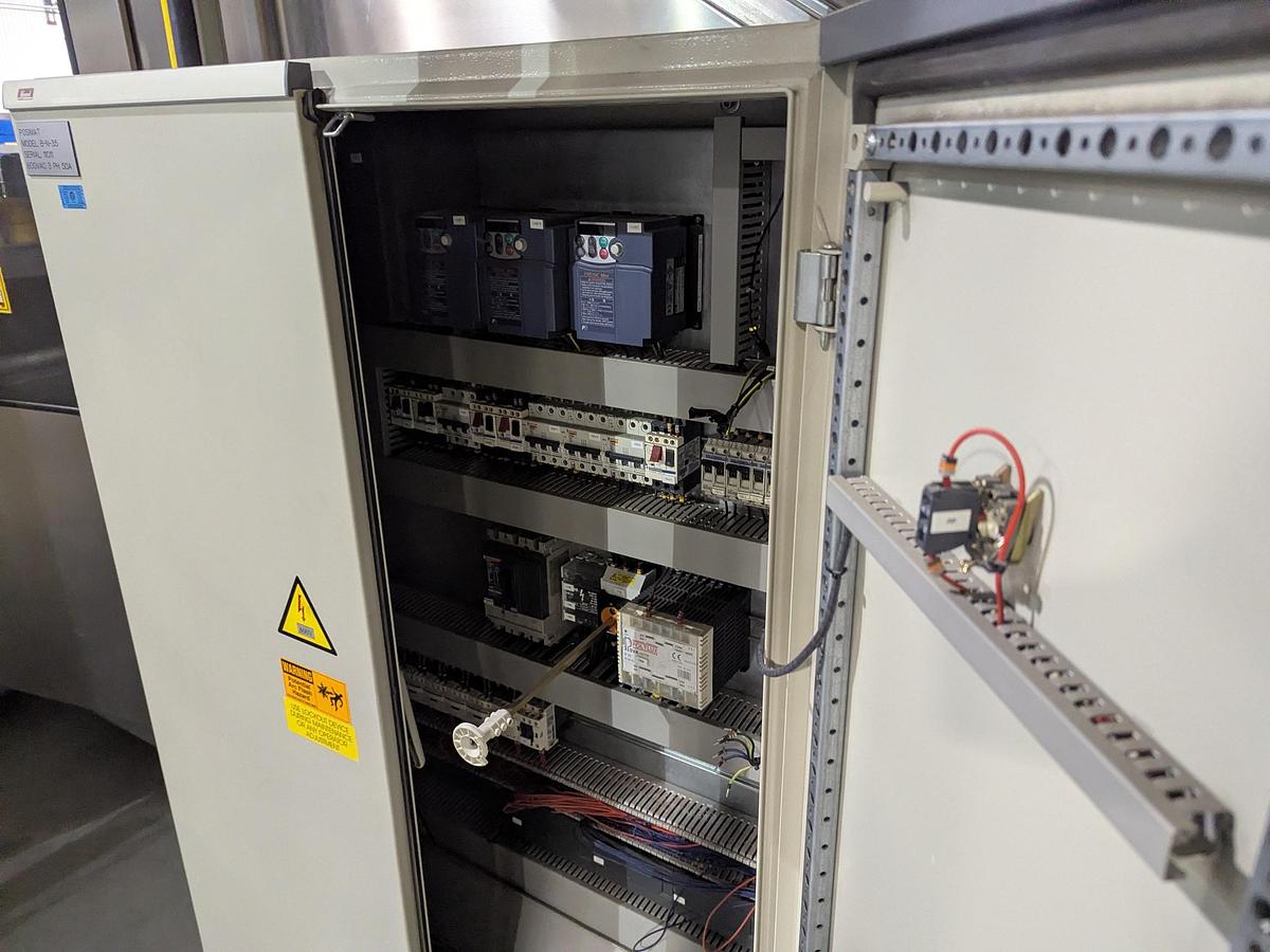 Used Posimat Bottle Silo and BI-N-35 Unscrambler