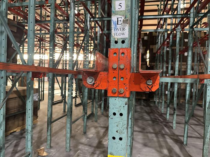 Used Push-Back Pallet Racking