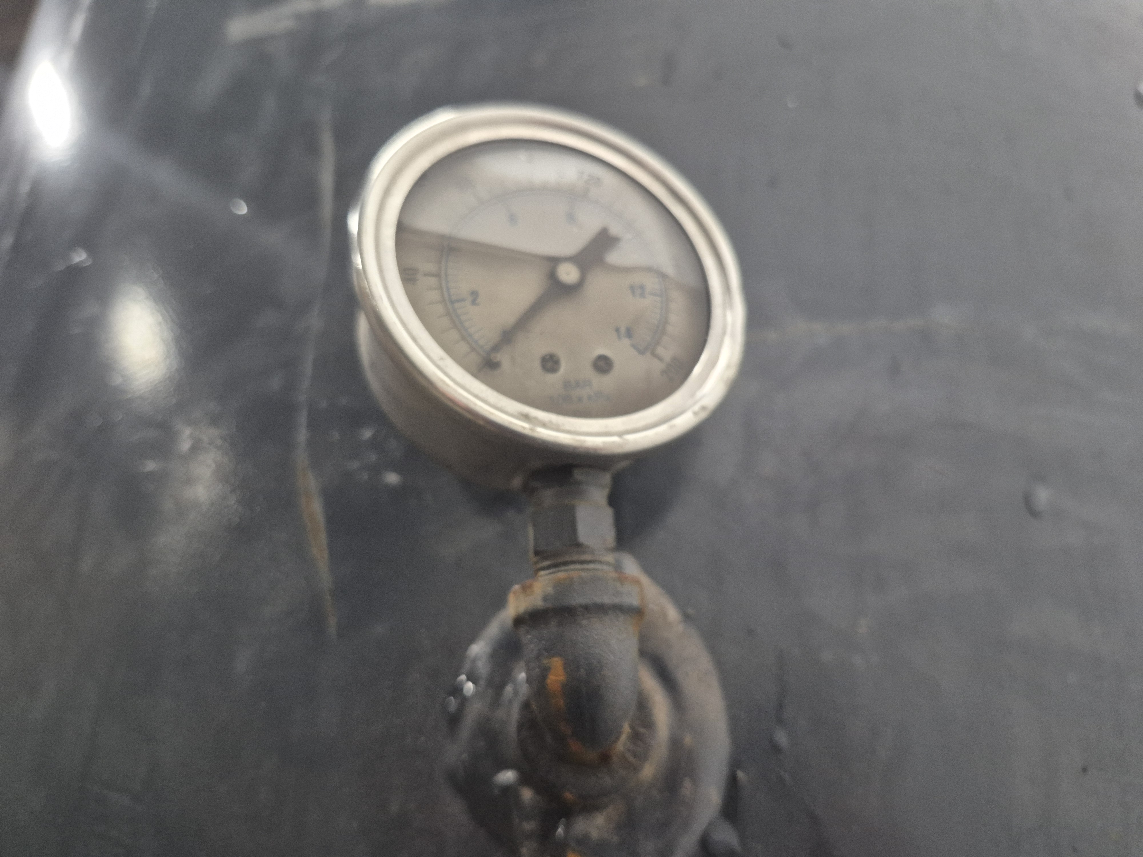 Used Manchester 240 Gallon Vertical Air Receiver Tank