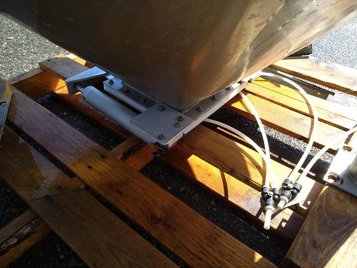Used 160 Gallon Hopper with Pneumatic Gate
