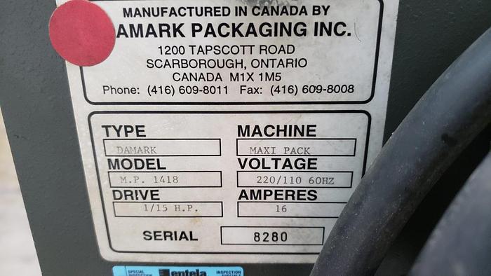 Used Damark MP 1418 Maxi-Pak Shrink Wrapper