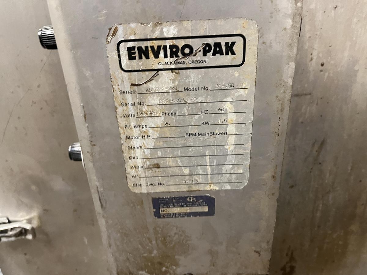 Used Enviro-Pak Smokehouse & Smoke Generator