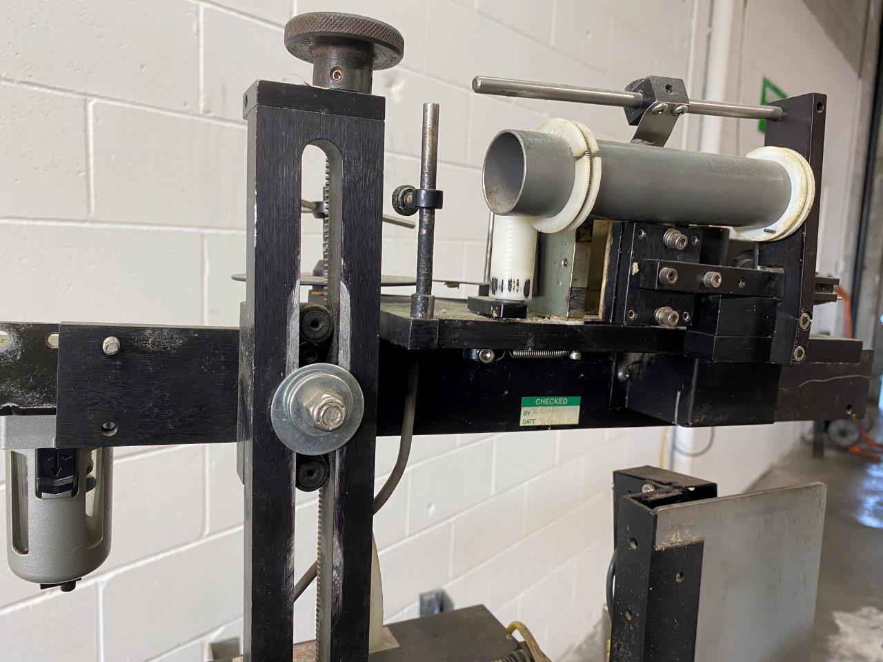 Used Auto Labe 110RH Single-Head Labeller with 310 Imprinter