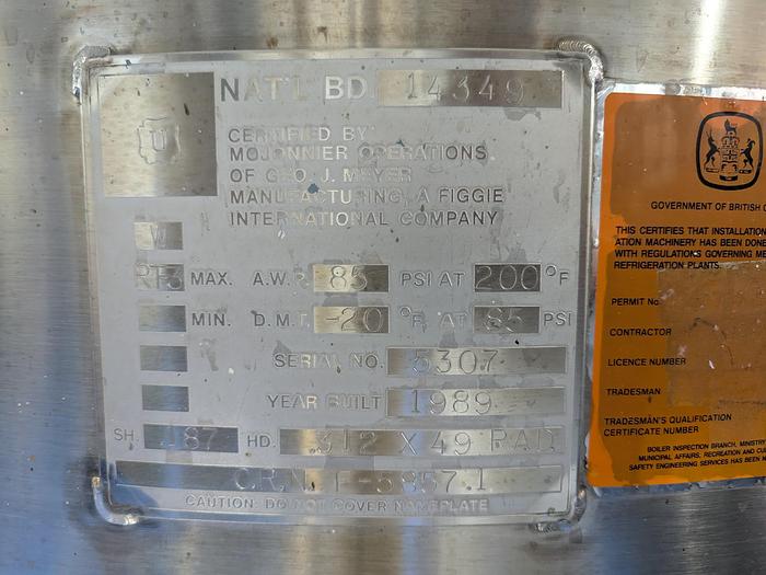 Used Mojonnier Q48SR-AG Carbo-Cooler