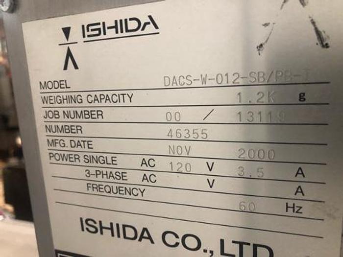 Used Ishida High Speed Checkweigher