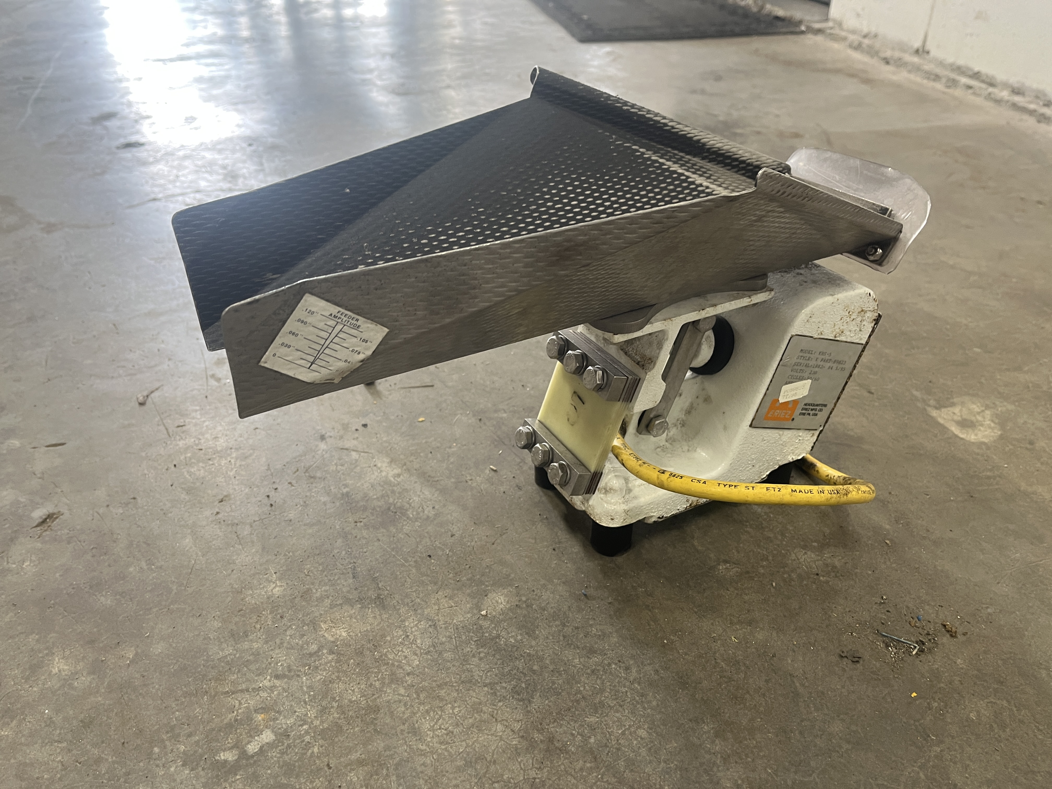 Used Eriez Vibratory Feeder