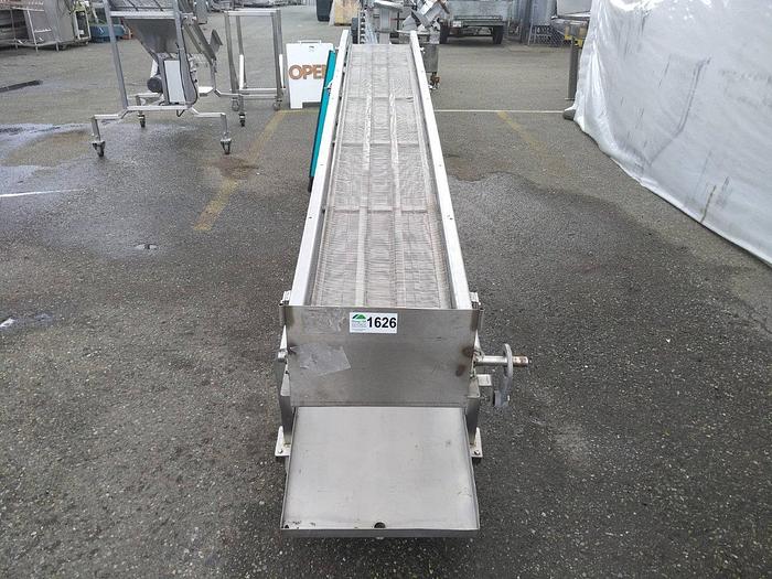 Used 9' Wire Incline Conveyor