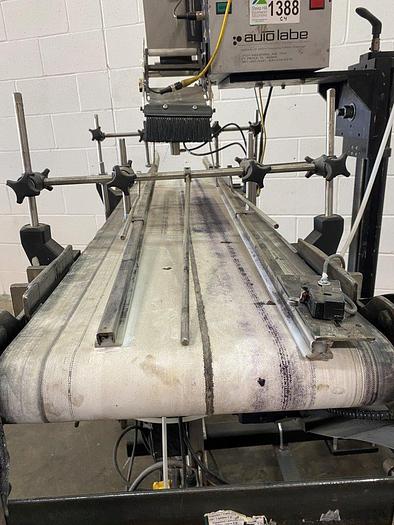 Used Auto Labe 110RH Single-Head Labeller with 310 Imprinter