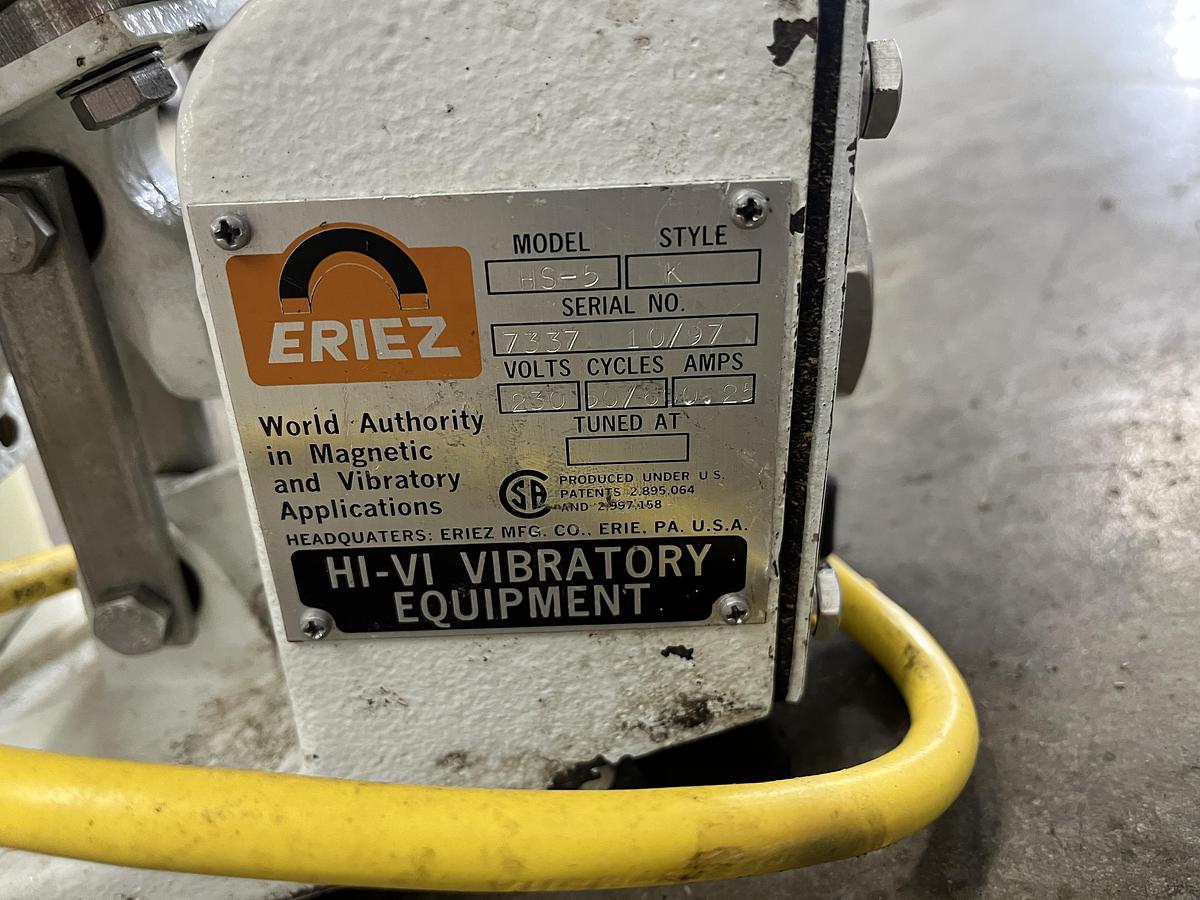 Used Eriez HS-5 Hi-Vi Vibratory Feeder