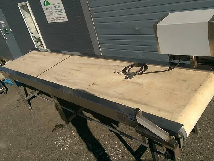 Used 15' long by 33" wide Sorting Conveyor