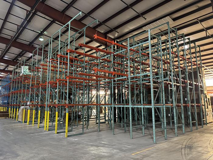 Used Push-Back Pallet Racking
