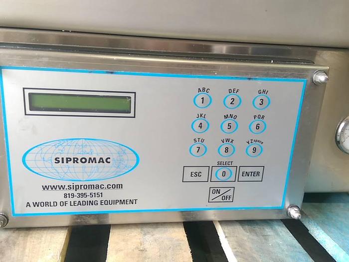 Used Sipromac 450T Single Chamber Vacuum Sealer