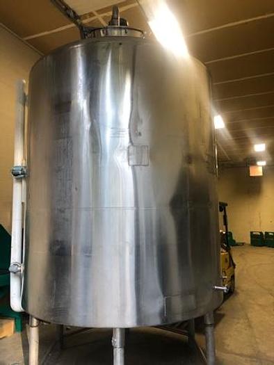 Used Chester-Jensen 2000 Gallon SS Jacketed Tank