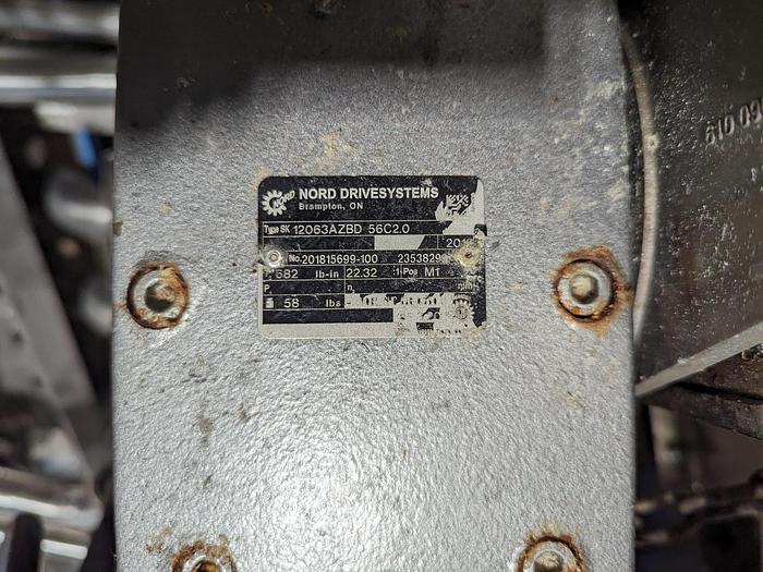 Used 20' Incline Modular Conveyor