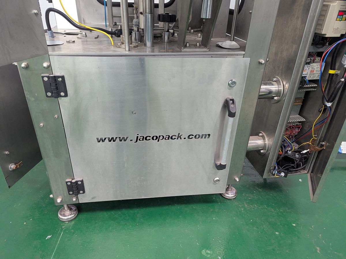 Used Jacopack Rotary Cup Filler & Sealer