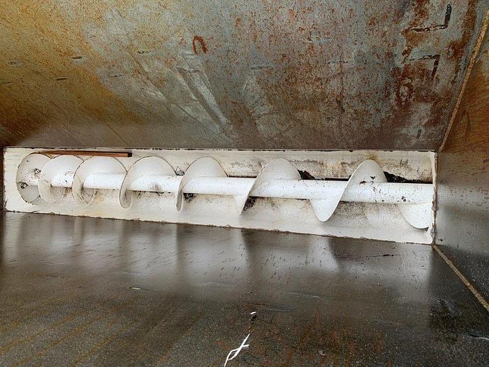 Used Powscrew 10' Auger with Infeed Hopper