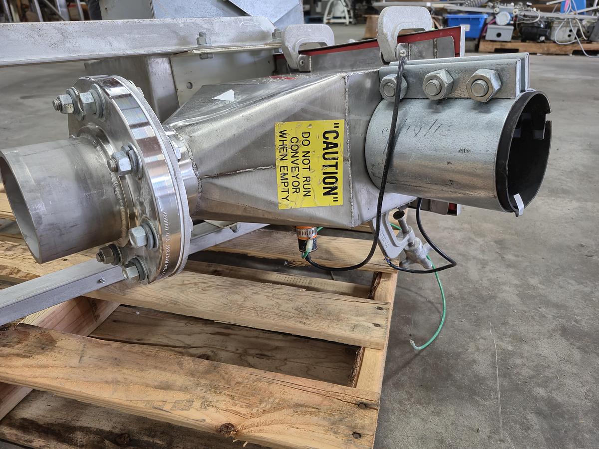 Used Flexicon Sanitary Stainless Steel Screw Conveyor / Volumetric Auger Feeder