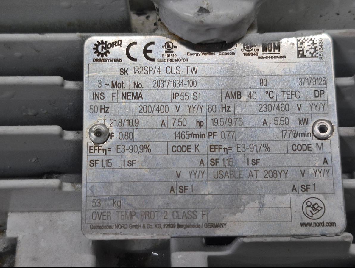 Used SPX Waukesha Cherry-Burrell Positive Displacement Pump